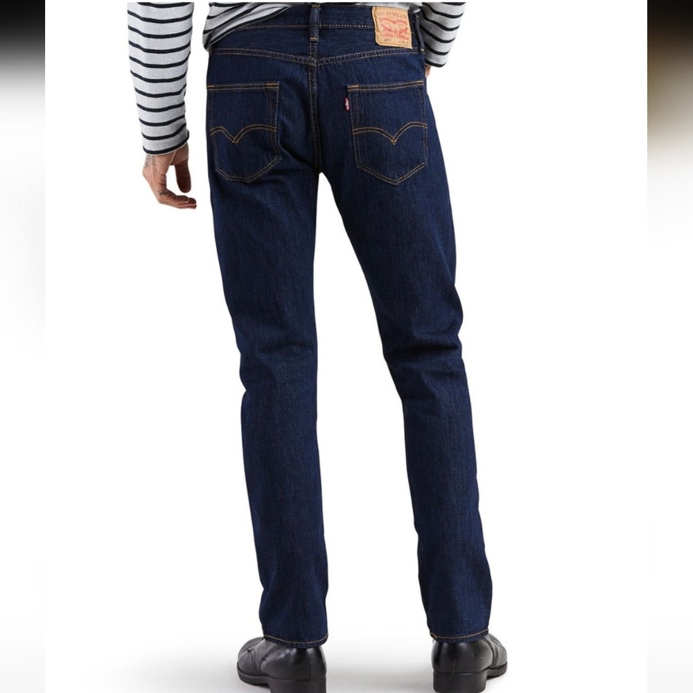 Levi's 501 Original Mid Rise Regular Fit Straight Leg Jeans